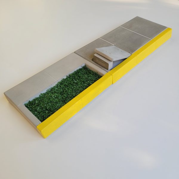 Combo Chazan Sidewalk - Calçada com Tampa de Bueiro + Calçada com Canteiro